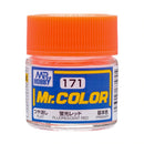 Mr. Color Paint C171 Semi Gloss Fluorescent Red 10ml
