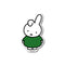 MIFFY STICKERS:MIF-046 Die Cut Sticker Dan