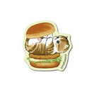 MOFUSAND:MOF-033 Die Cut Mini Sticker Hamburger Slider