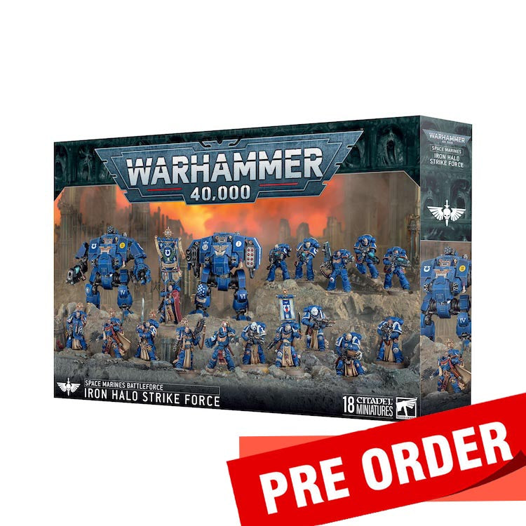 [Launched 11/29] Warhammer 40000: Battleforces: Space Marines: Iron Halo Strike Force