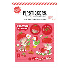 Pipsticks Cherry Cuddler Gooseberry Scratch n Sniff 2ct Sticker