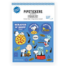 Pipsticks Peanuts Hot Pizza Scratch n Sniff 2ct Sticker