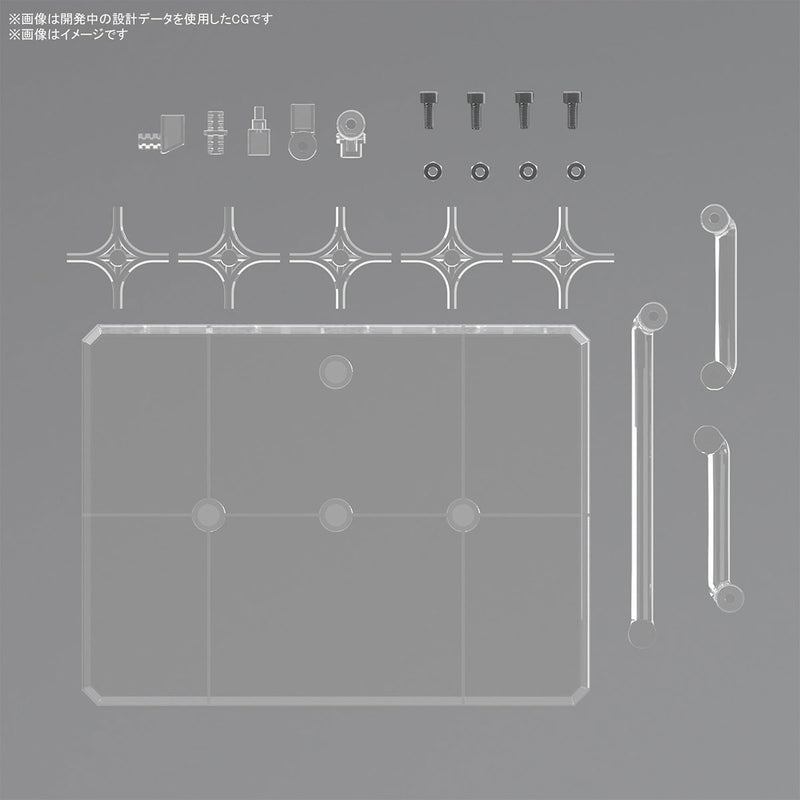 [New! Pre-Order] Action Base 8 Display Stand 1/144 - Clear