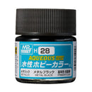 Aqueous Hobby Color H28 Metallic Black 10ml