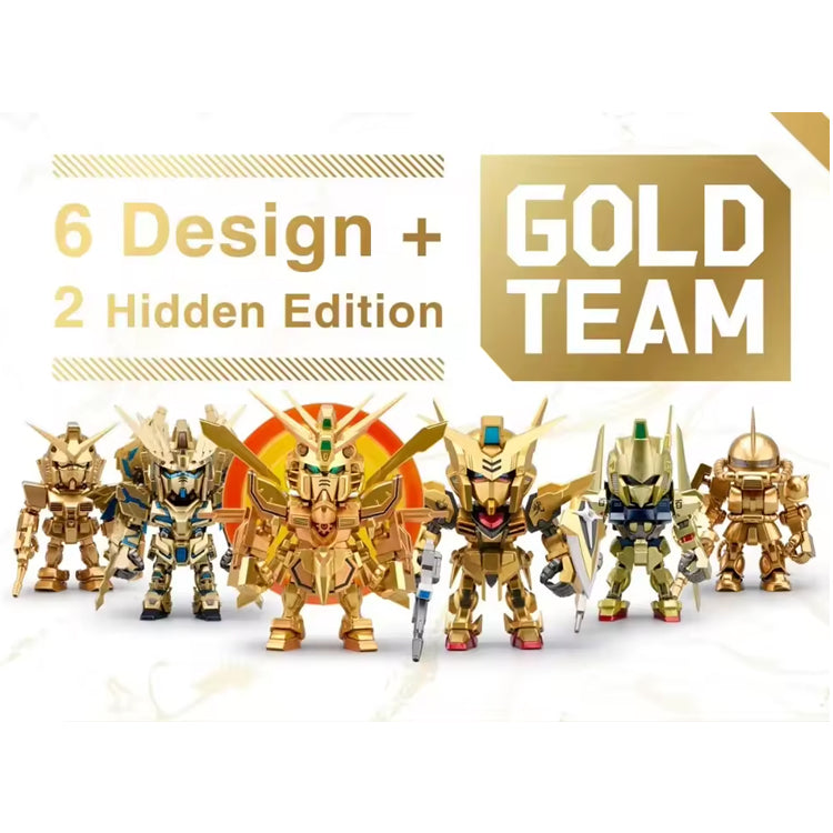 QMSVMINI GOLD TEAMゴールドチーム ガンダム ブラインドボックス Gundam QMSV Mini Gold Team - Blind Box – GUNNZO
