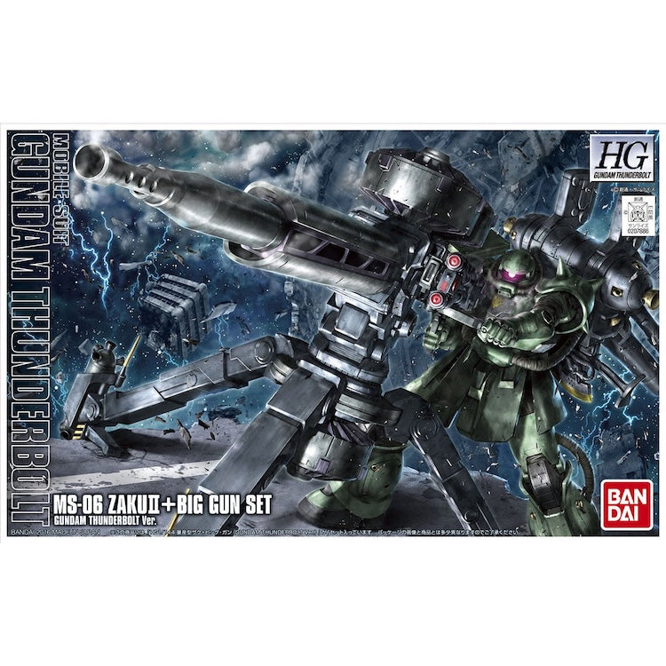 HG Zaku II + Big Gun Set [Gundam Thunderbolt ver.] 1/144 – GUNNZO