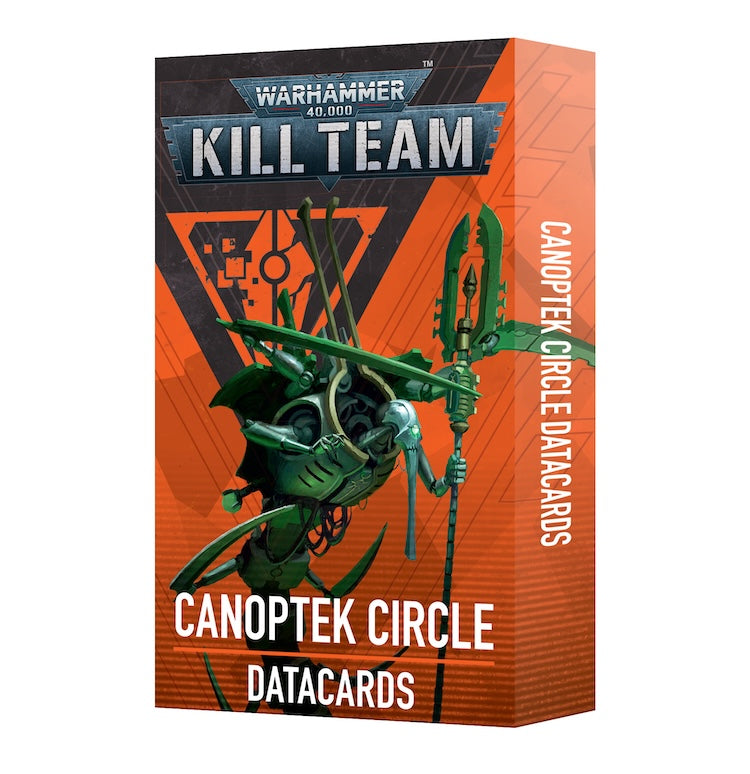 [Launched 11/22] Warhammer 40000: Kill Team: Xenos: Necrons: Canoptek Circle Datacards