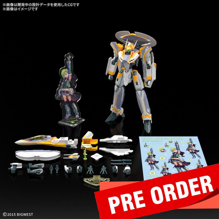 [New! Pre-Order] MACROSS HG VF-31E Siegfried Chack Mustang Use Deluxe set 1/100