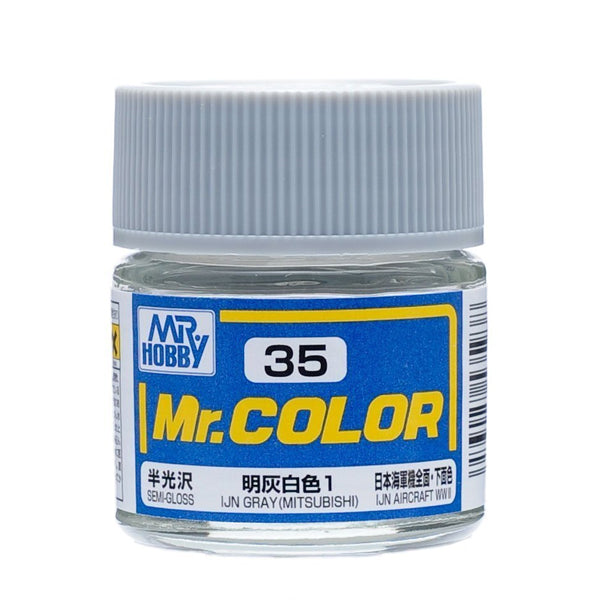 Mr. Color Paint C35 Semi-Gloss IJN Gray - Mitsubishi 10m