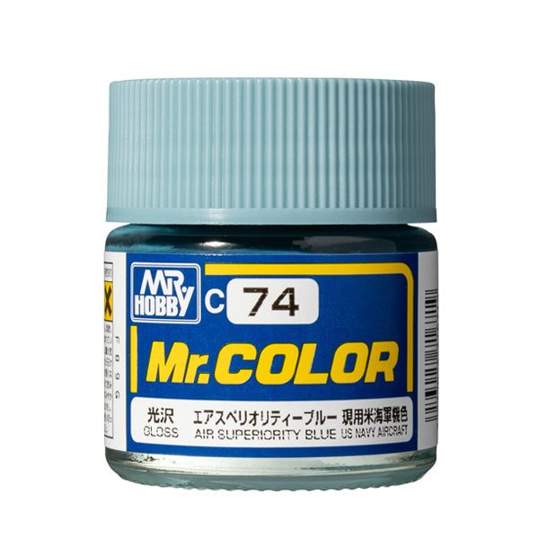 Mr. Color Paint C74 Gloss Air Superiority Blue 10m