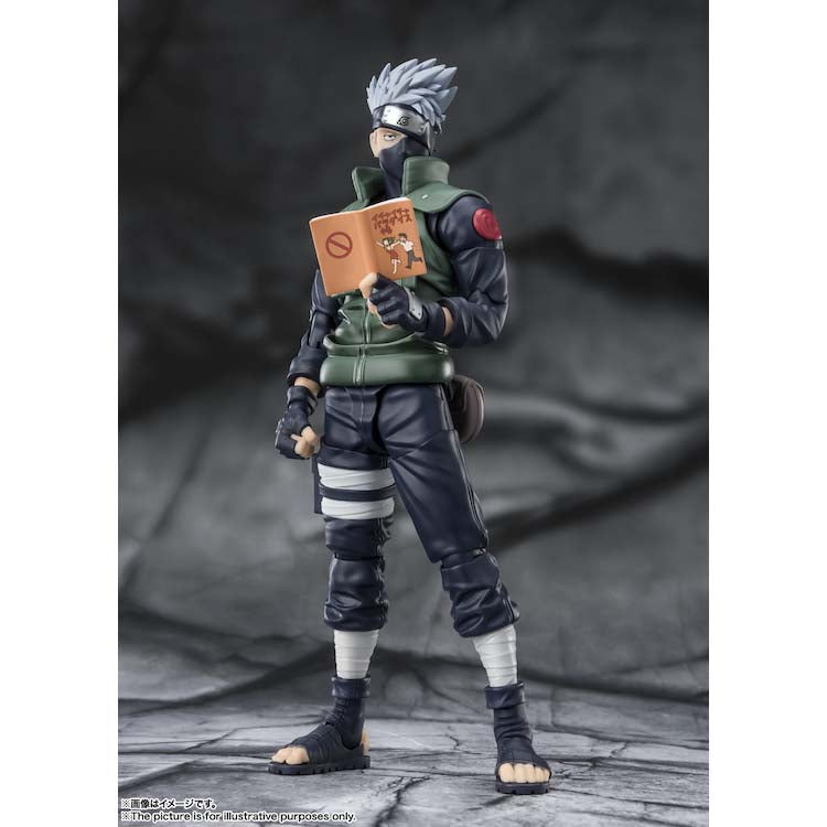 Naruto S.H.Figuarts Kakashi Hatake - The famed Sharingan Hero -