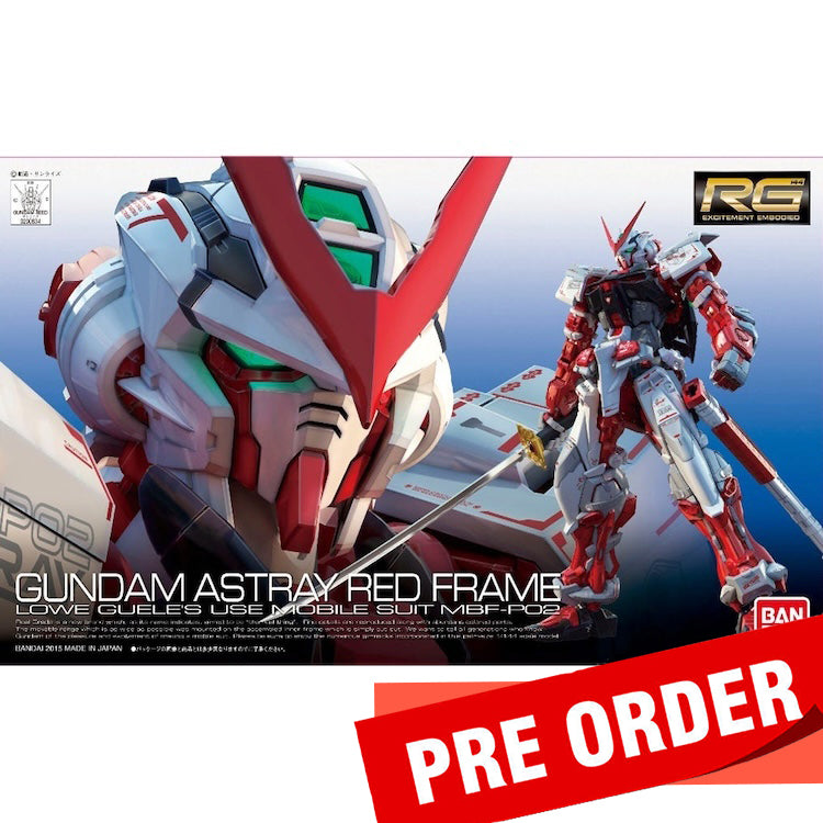 Pre-Order] RG #019 Gundam Astray Red Frame 1/144 – GUNNZO