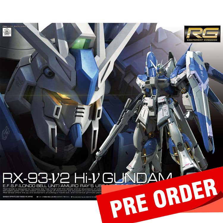 Pre-Order] RG #036 RX-93-v2 Hi-v (Hi-Nu) Gundam 1/144 – GUNNZO