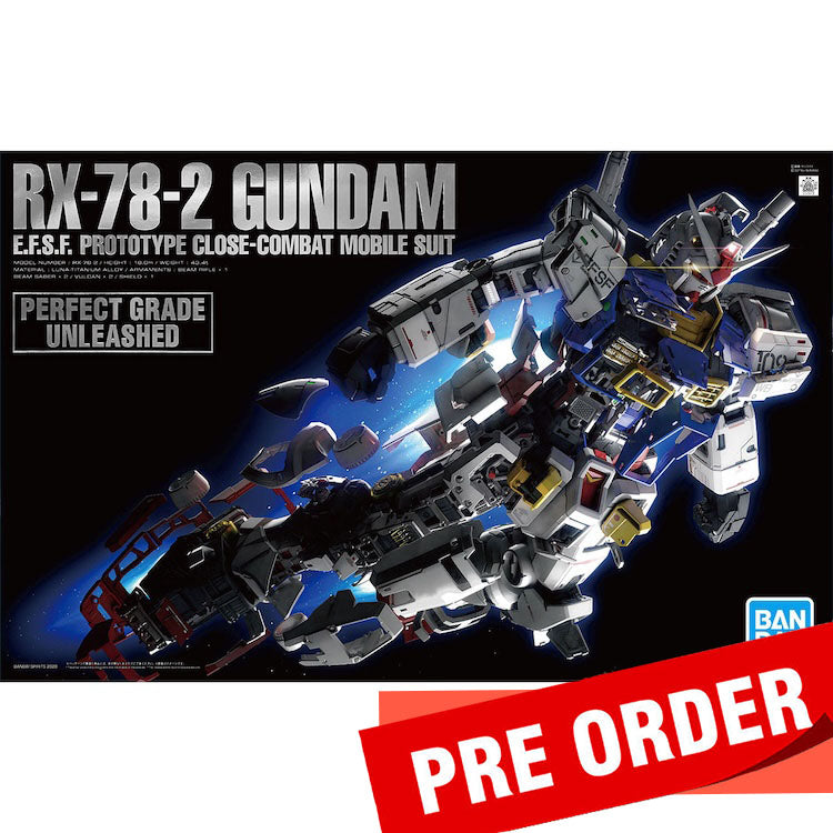 Pre-Order] PG Unleashed RX-78-2 Gundam 1/60 – GUNNZO