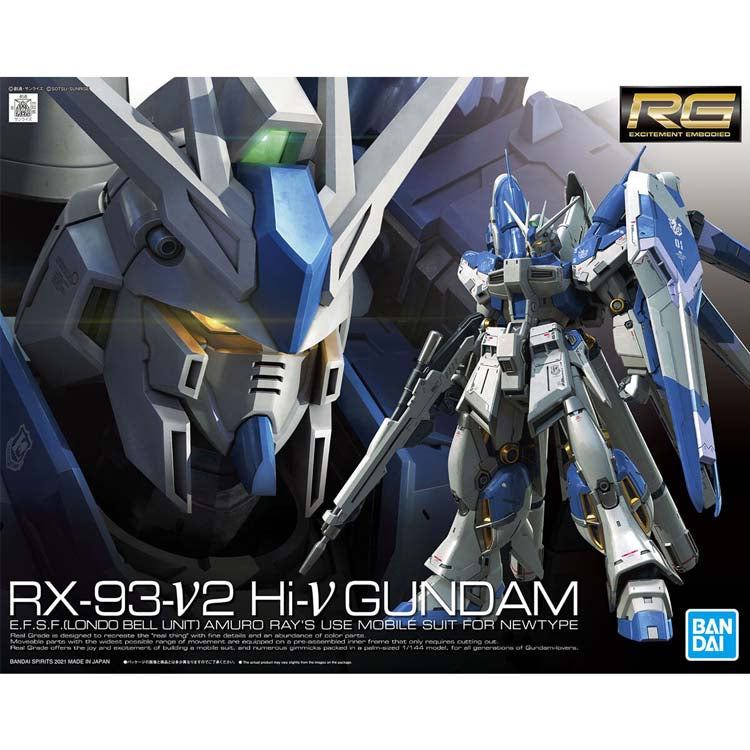 RG #036 RX-93-v2 Hi-v (Hi-Nu) Gundam 1/144 – GUNNZO