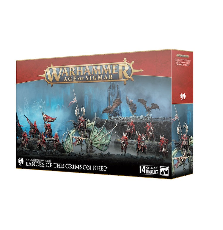 [Launched 11/29] Warhammer Age of Sigmar: Battleforces: Death: Soulblight Gravelords: Lances of the Crimson Keep