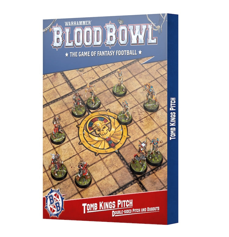 [Launched 11/15] Warhammer: Blood Bowl: Tomb Kings Team Pitch & Dugouts