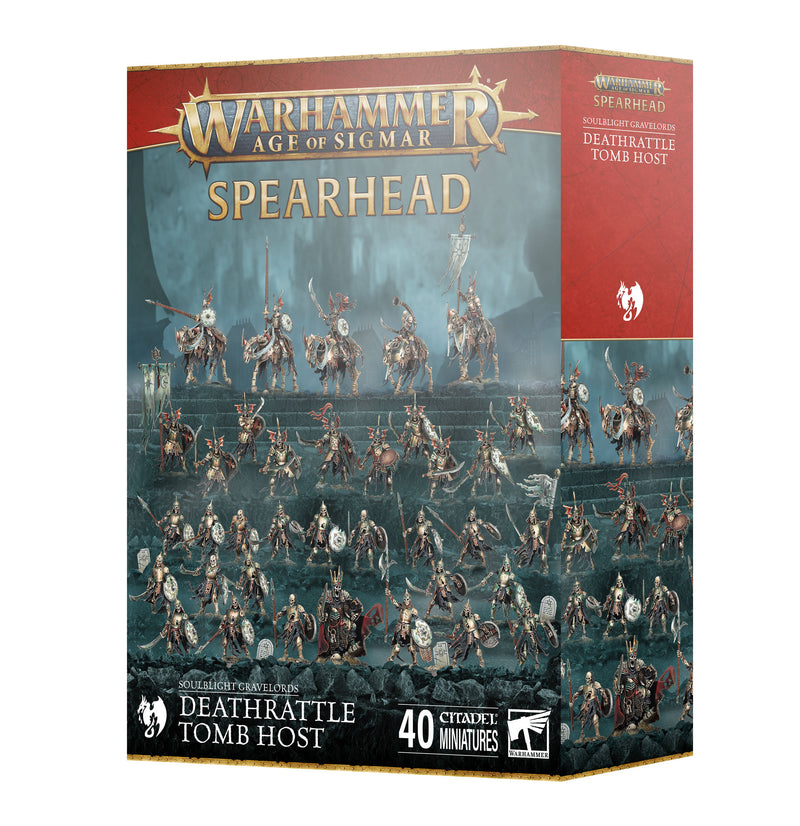 Warhammer Age of Sigmar: Spearhead: Soulblight Gravelords: Deathrattle Tomb Host