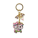 tokidoki x Kuromi & My Melody Garden Party Enamel Charm Keychain