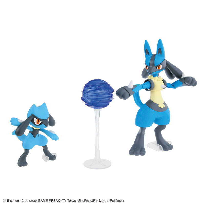 Pokemon Model Kit - Riolu & Lucario