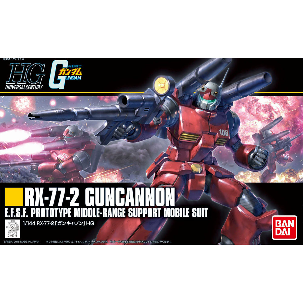 HGUC #190 RX-77-2 Guncannon (Revive) 1/144 – GUNNZO