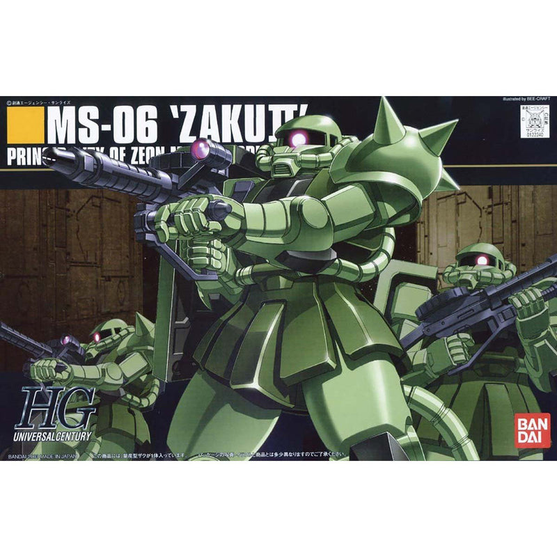 HGUC #040 MS-06 ZAKU II Mass Production Type 1/144
