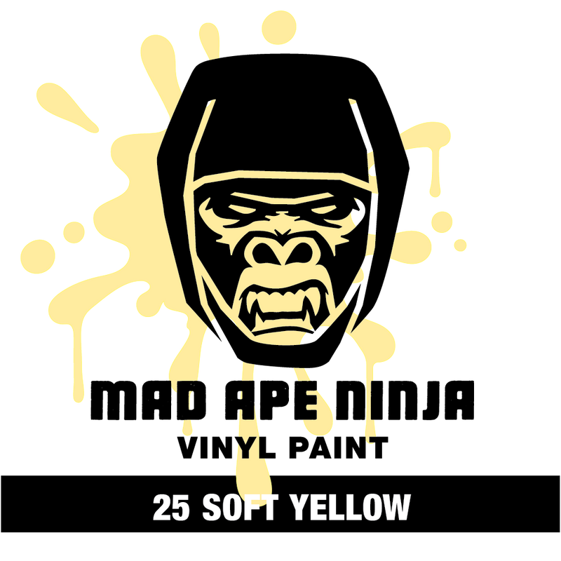 MAD APE NINJA Vinyl Paint 25 Soft Yellow