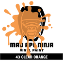 MAD APE NINJA Vinyl Paint 43 Clear Orange