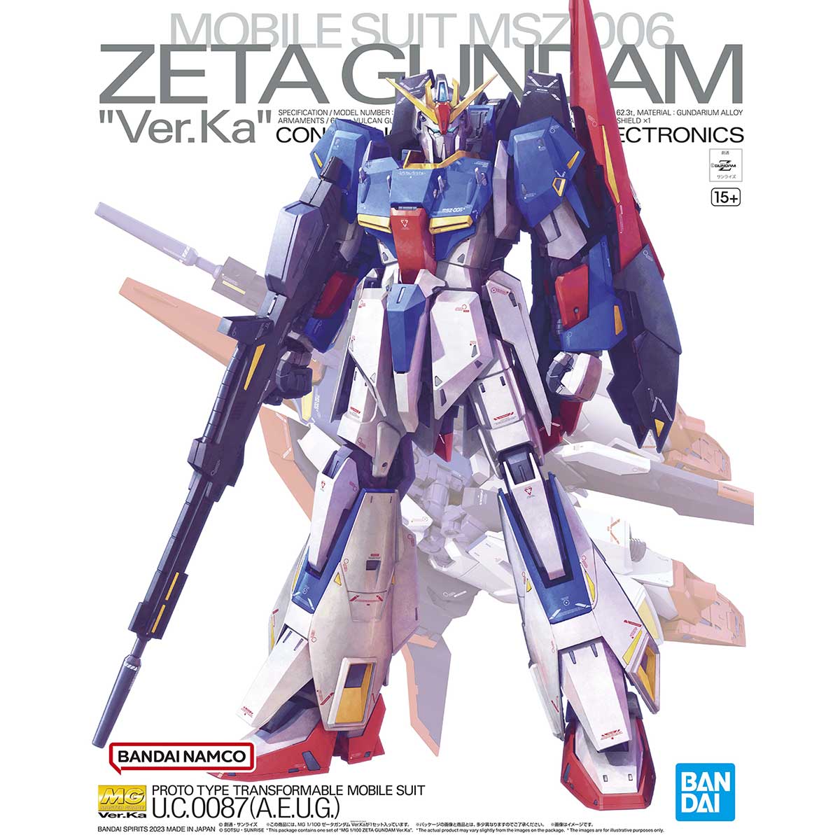 MG Zeta Gundam Ver. KA 1/100 – GUNNZO
