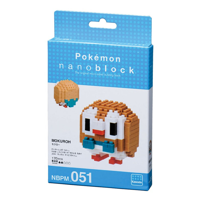 Nanoblock Pokemon 051 - Rowlet